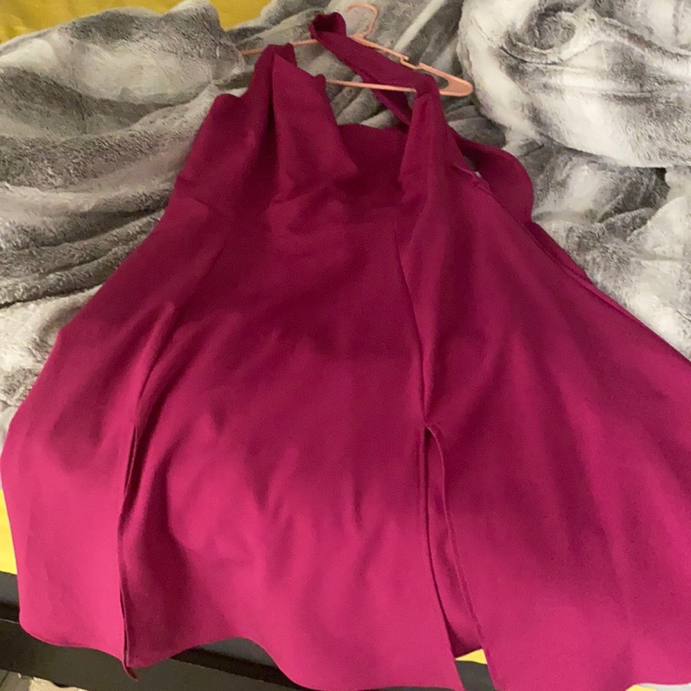 One shoulder dress